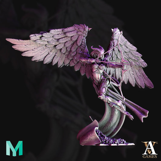 Amora, Avatar of Cupid - Archvillain Games Printed Miniature | Dungeons & Dragons | Pathfinder | Tabletop