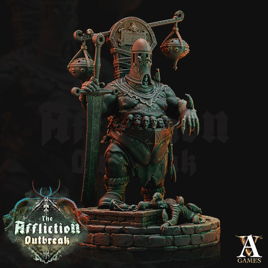 Rat Executioner - Archvillain Games Printed Miniature | Dungeons & Dragons | Pathfinder | Tabletop