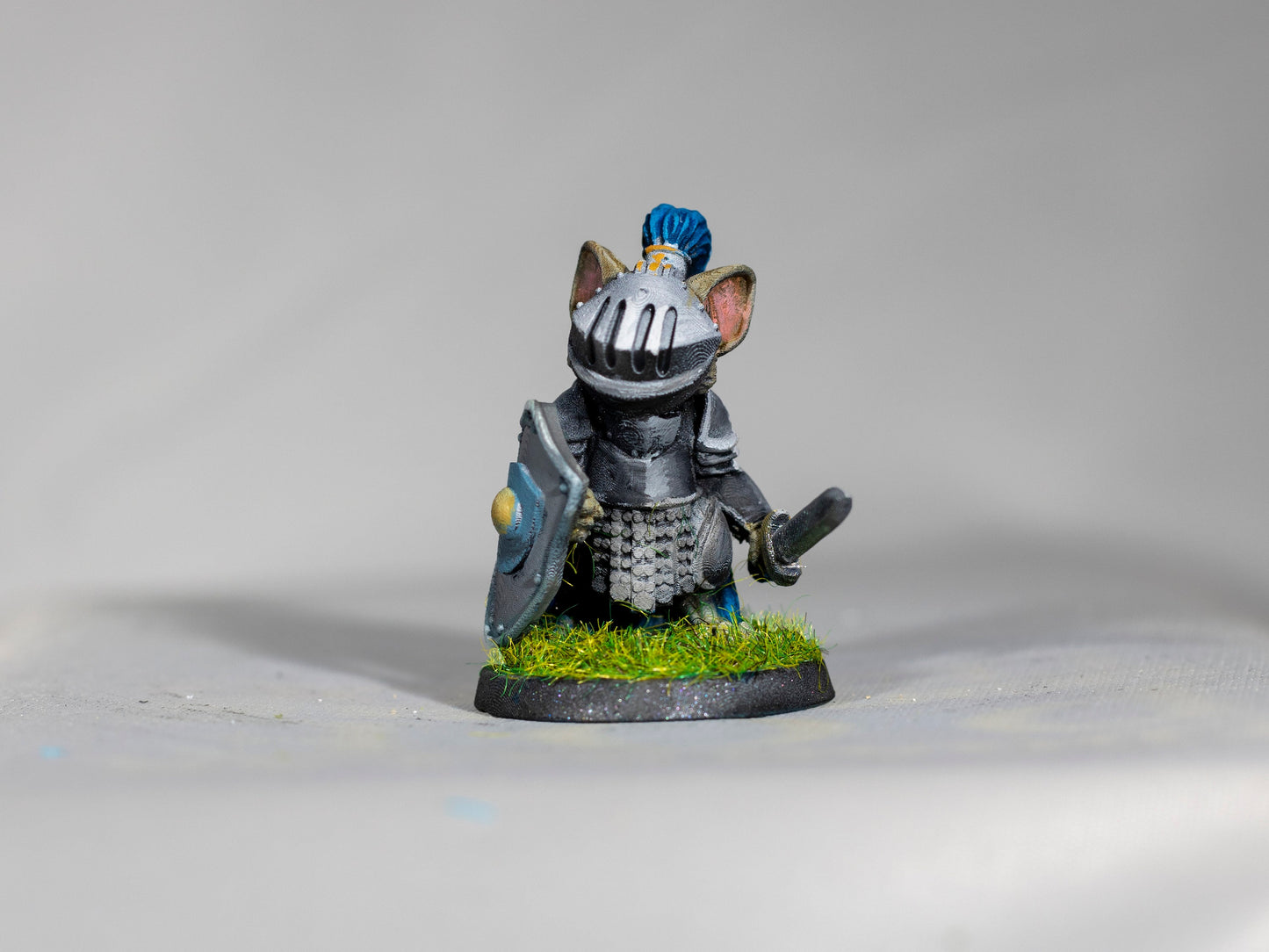 Mousling Knight - Duncan Shadow Printed Miniature | Dungeons & Dragons | Pathfinder | Tabletop