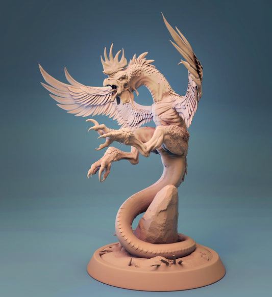 Dragon Chicken - Lord of the Print Miniature | Dungeons & Dragons | Pathfinder | Tabletop