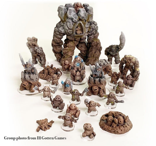 Army of the Earthenkind Full Set - Ill Gotten Games Printed Miniatures | Dungeons & Dragons | Pathfinder | Tabletop