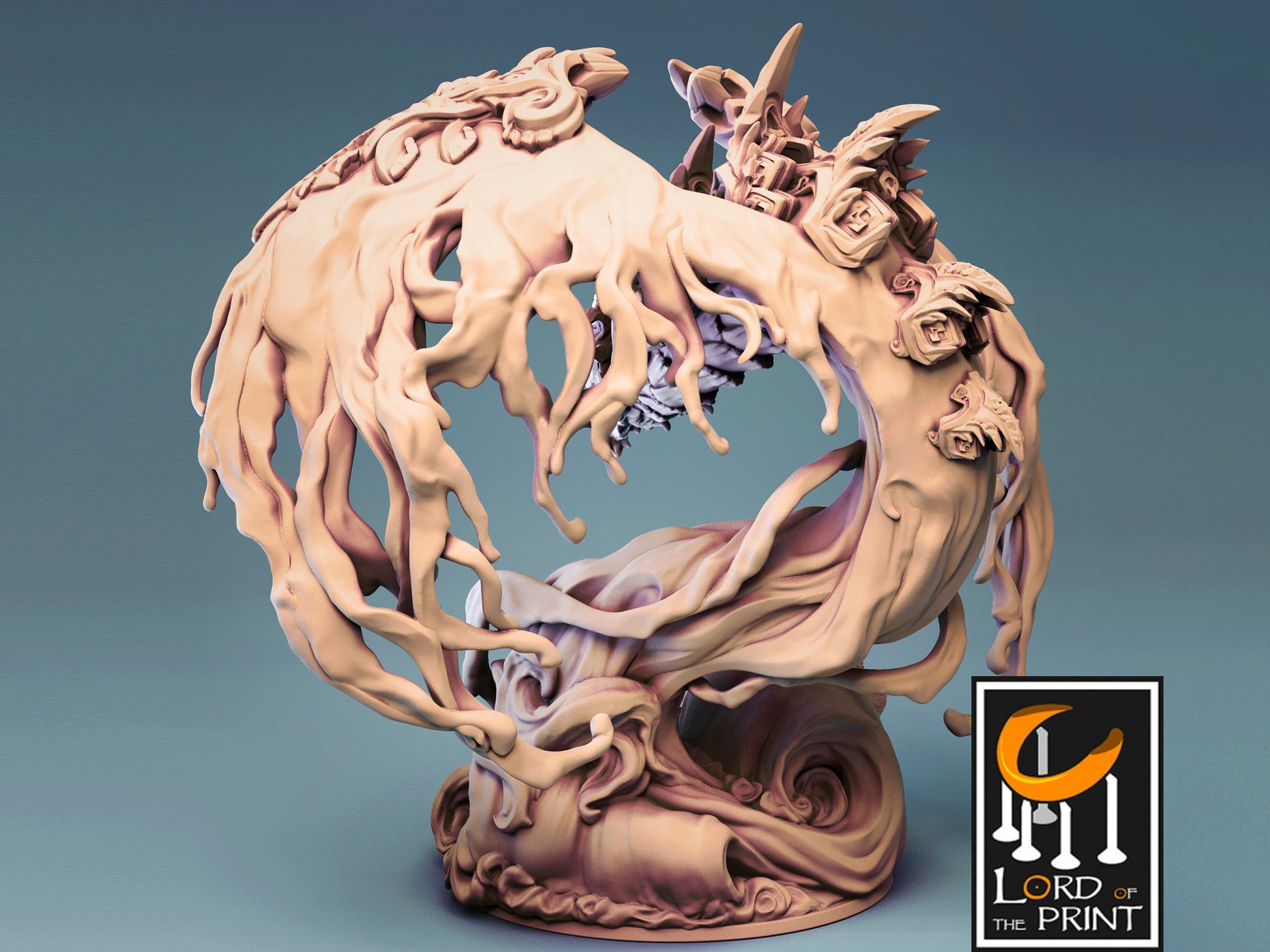 Water Elemental - 180mm Lord of the Print Miniature | Dungeons & Dragons | Pathfinder | Tabletop