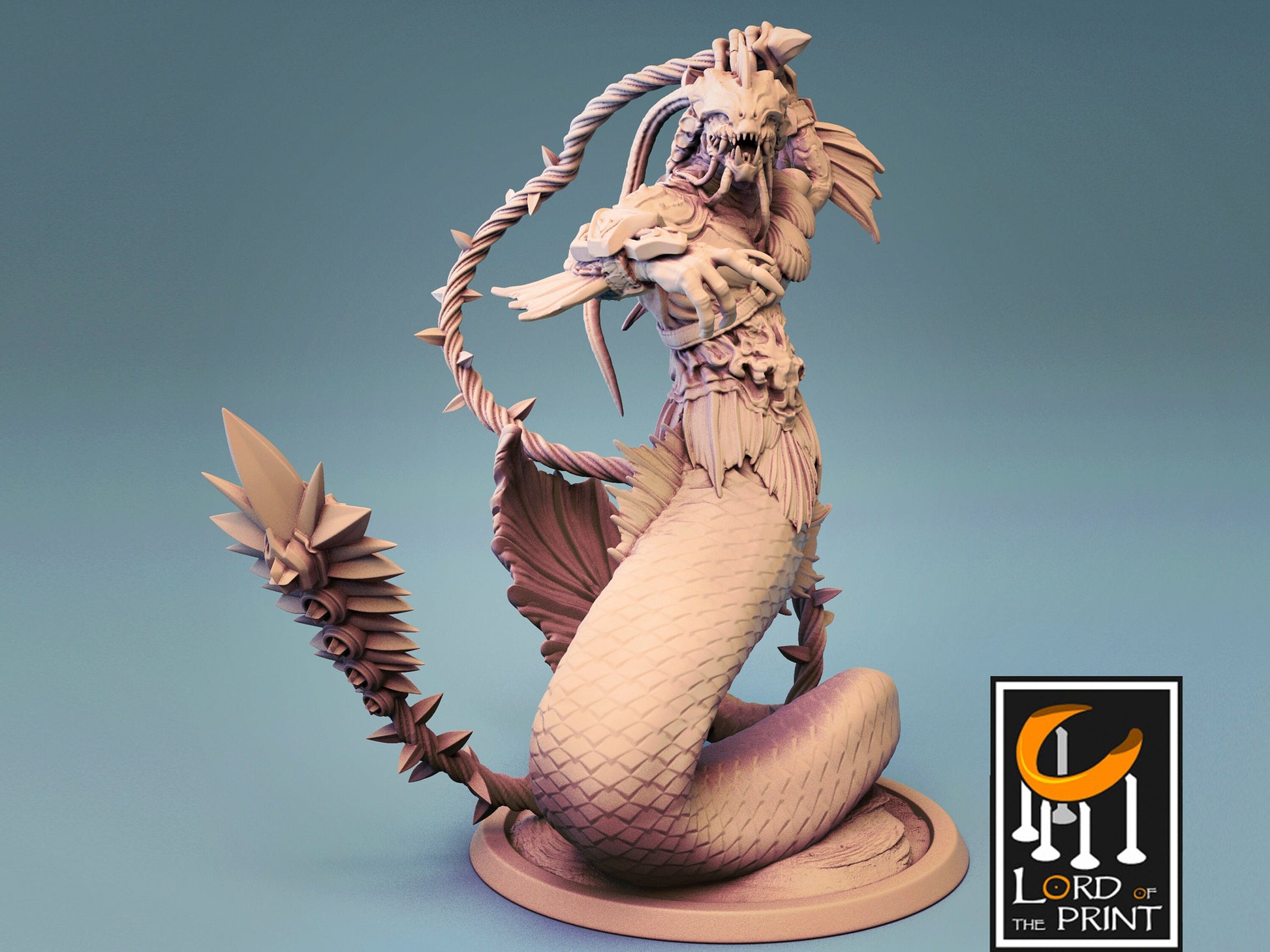 Triton - Lord of the Print Miniature | Dungeons & Dragons | Pathfinder | Tabletop