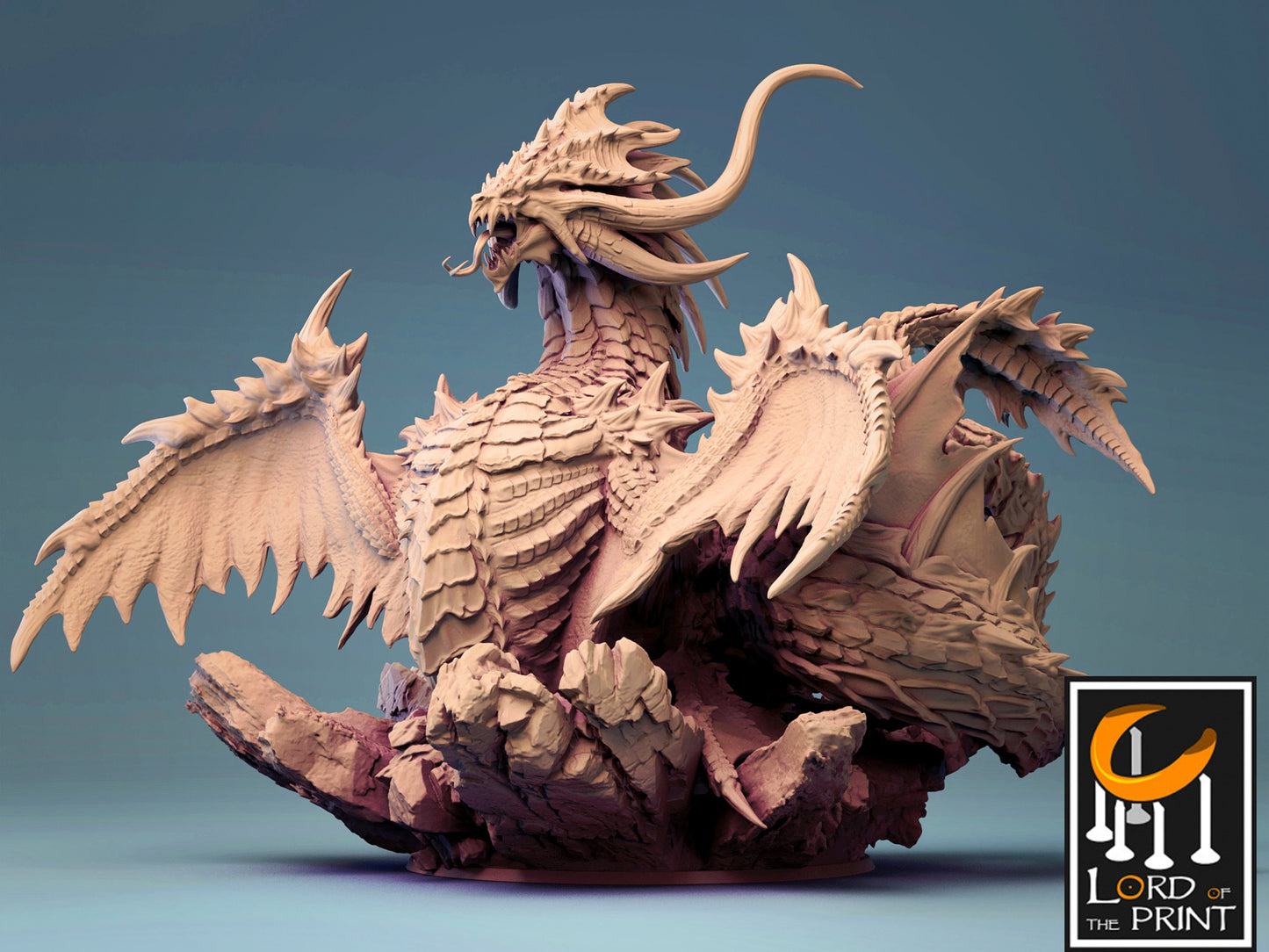 Leviathan - 190mm Lord of the Print Miniature | Dungeons & Dragons | Pathfinder | Tabletop