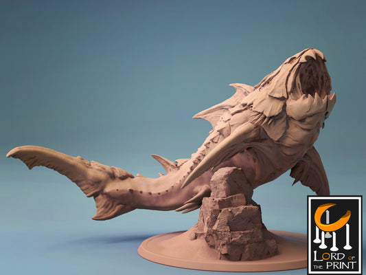 Dunkleosaurus - Lord of the Print Miniature | Dungeons & Dragons | Pathfinder | Tabletop