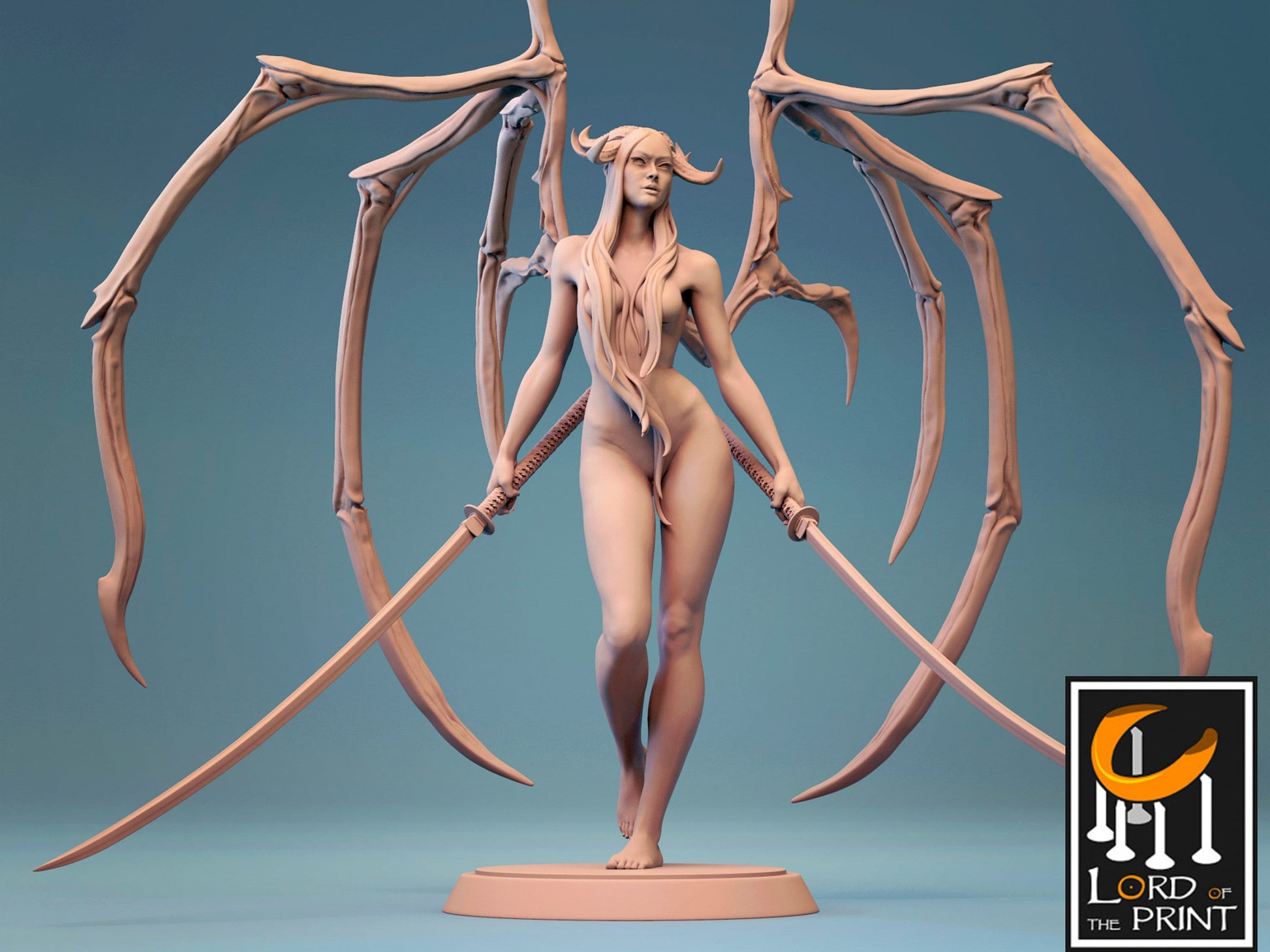 Succubus - Lord of the Print Miniature | Dungeons & Dragons | Pathfinder | Tabletop