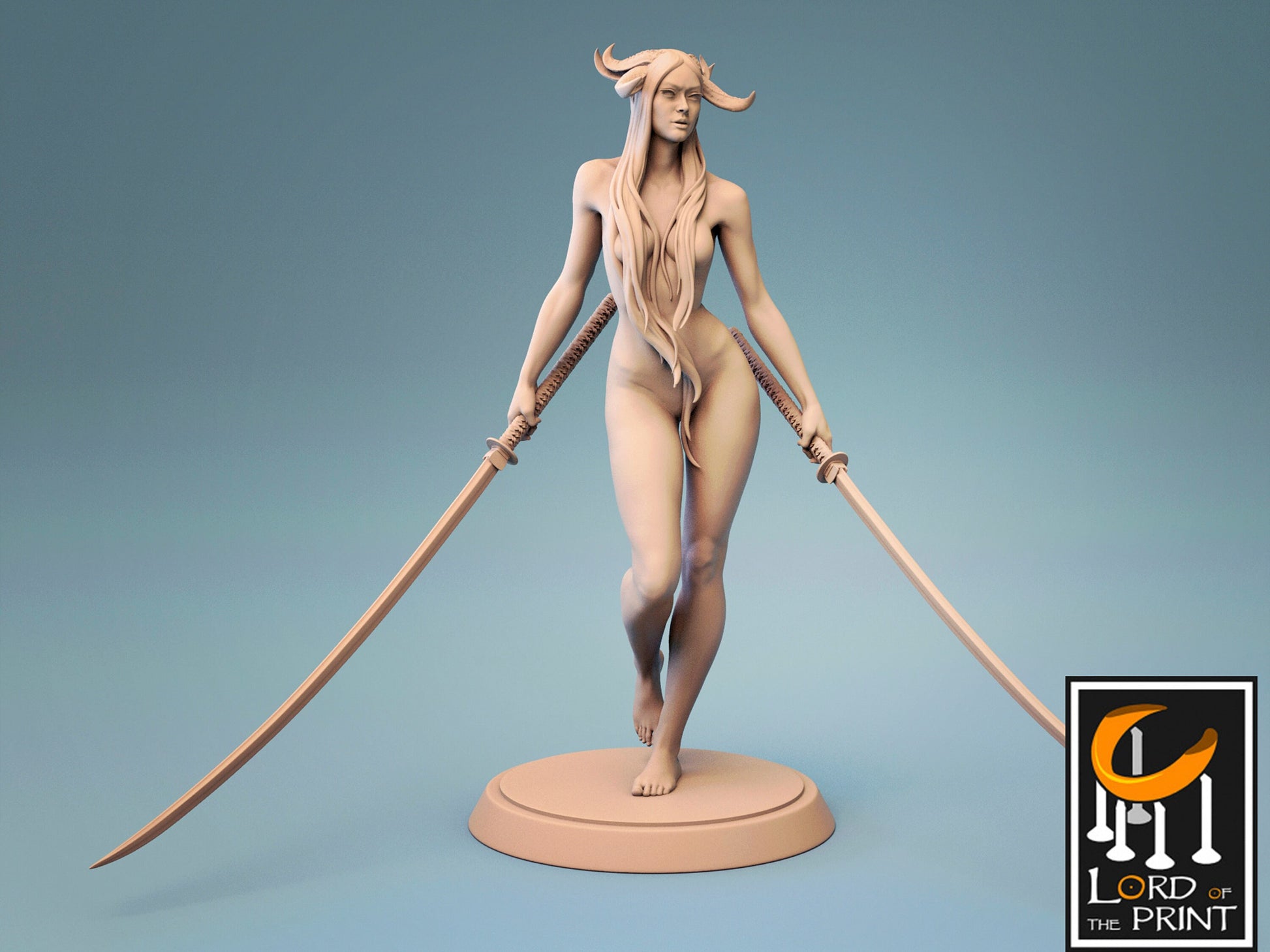 Succubus - Lord of the Print Miniature | Dungeons & Dragons | Pathfinder | Tabletop