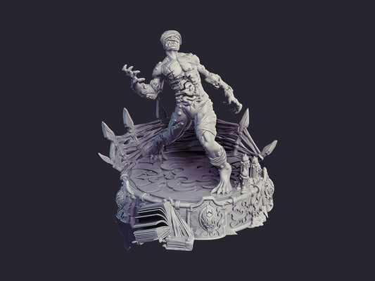 Cursed Zombies - 3 Cast n Play Printed Miniatures | Dungeons & Dragons | Pathfinder | Tabletop