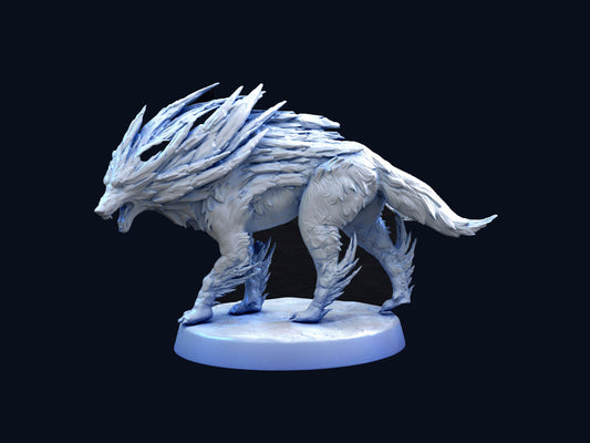 Arctic Wolves - Mini Monster Mayhem Printed Miniature | Dungeons & Dragons | Pathfinder | Tabletop