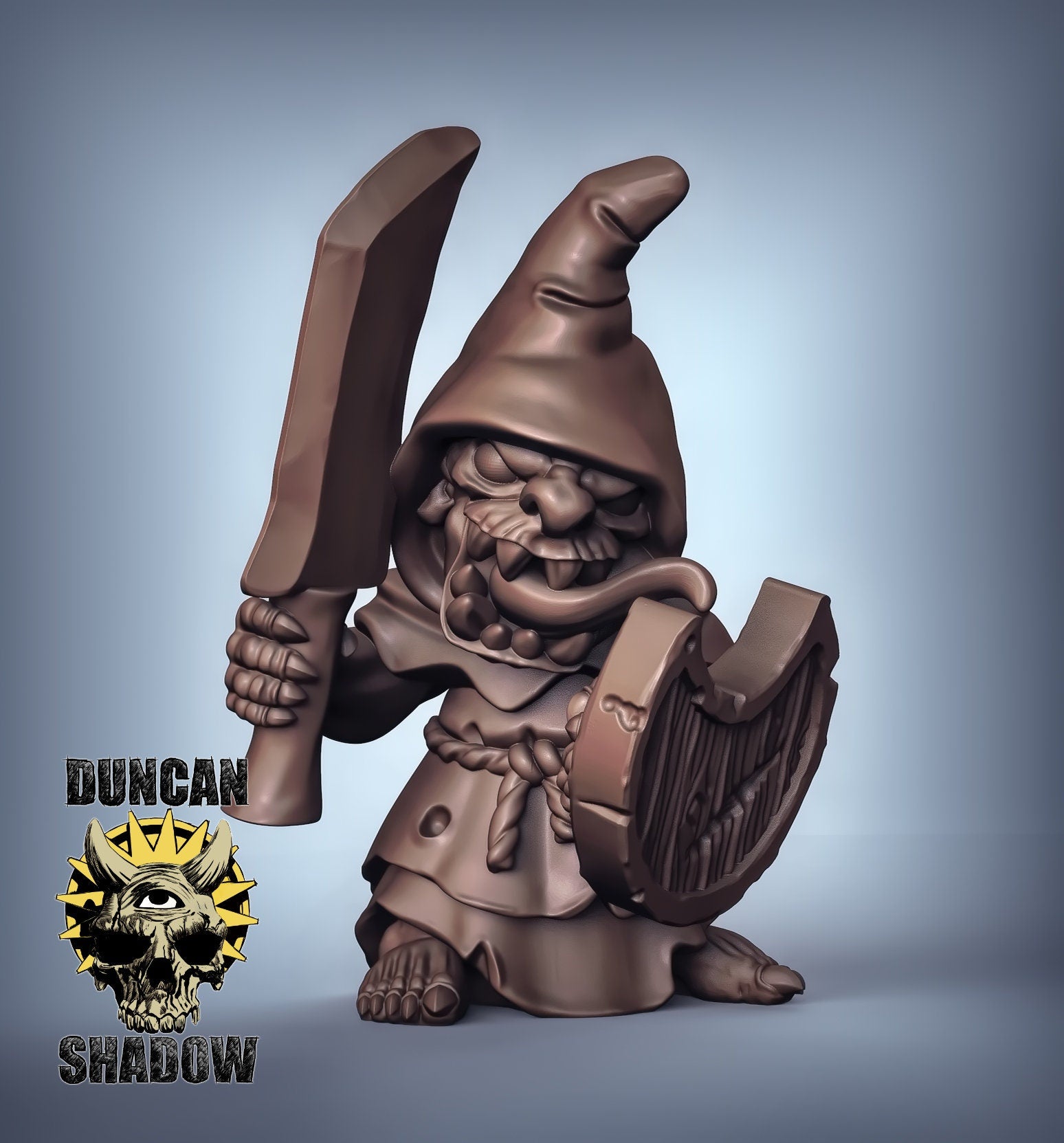 Goblins with Swords - 3 Duncan Shadow Printed Miniatures | Dungeons & Dragons | Pathfinder | Tabletop