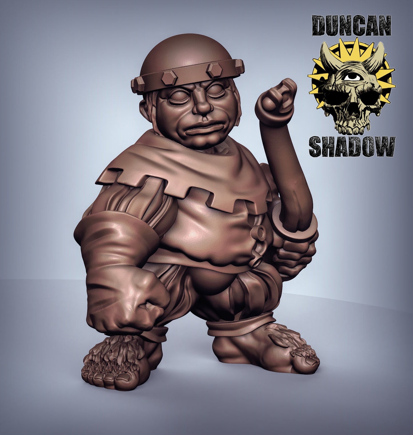 Halfling with Bow - Duncan Shadow Printed Miniature | Dungeons & Dragons | Pathfinder | Tabletop