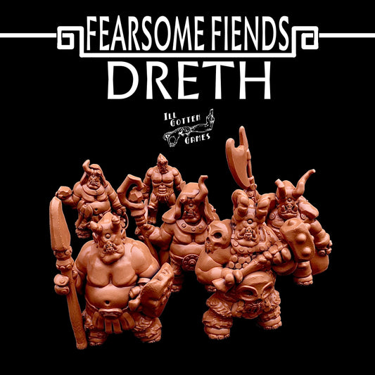 Fearsome Fiends Bundle - Ill Gotten Games Printed Miniatures | Dungeons & Dragons | Pathfinder | Tabletop