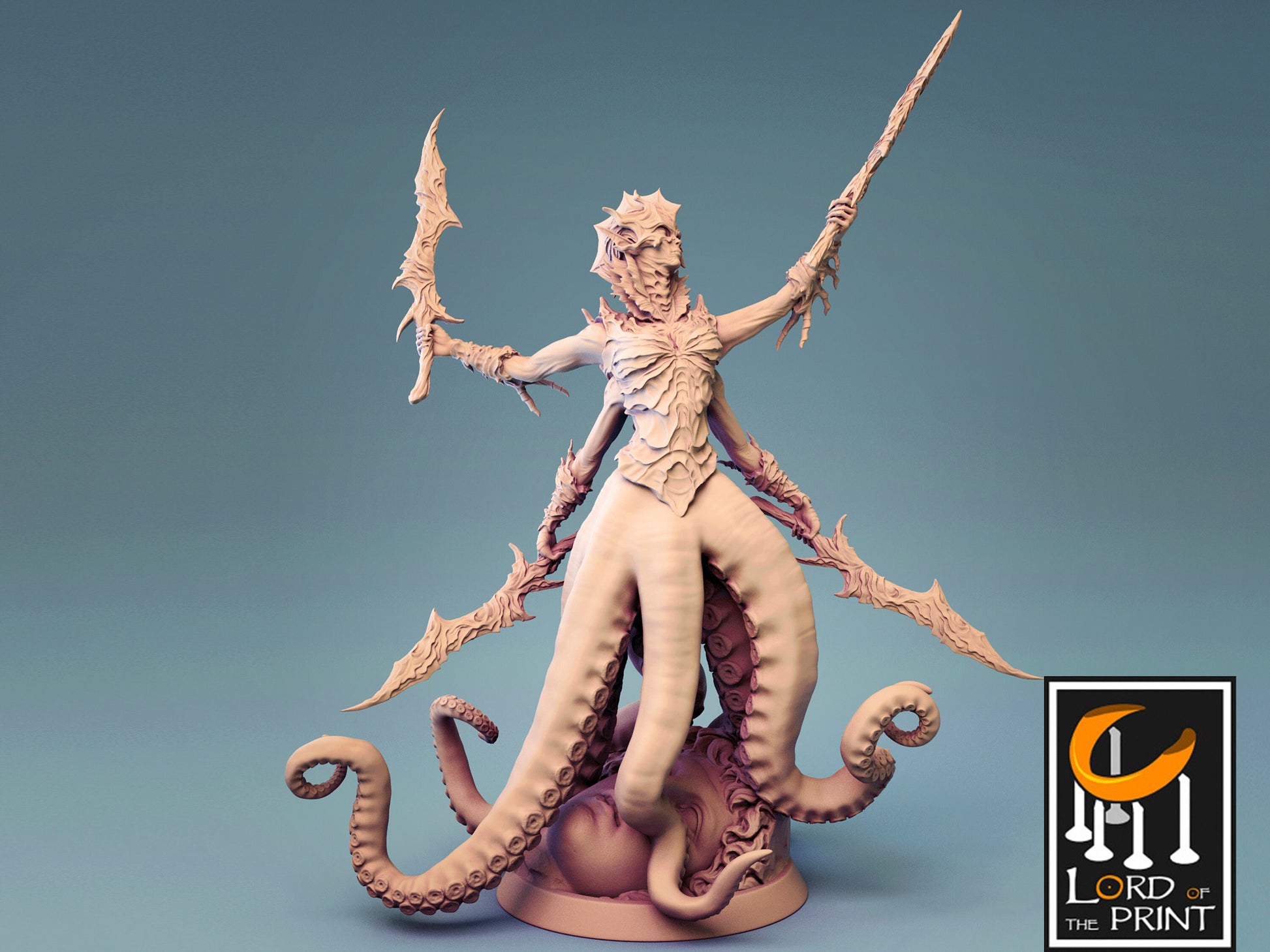 Sea Guardian - Lord of the Print Miniature | Dungeons & Dragons | Pathfinder | Tabletop