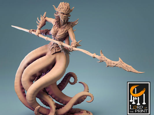 Sea Guardian - Lord of the Print Miniature | Dungeons & Dragons | Pathfinder | Tabletop