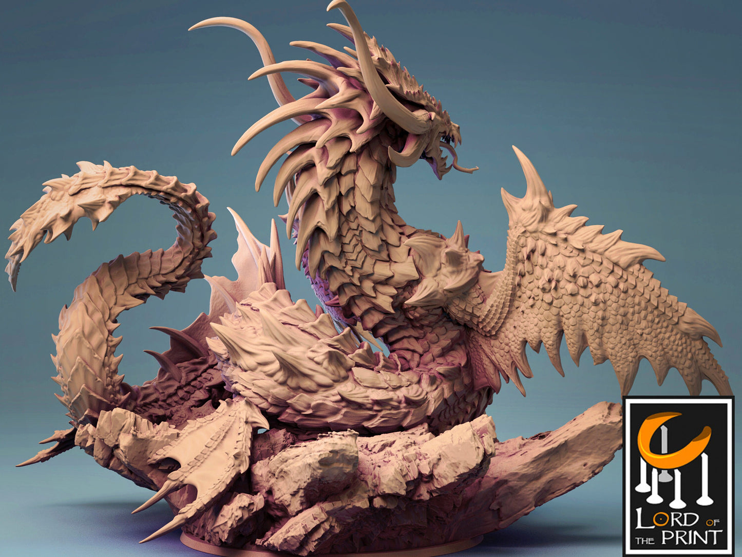 Leviathan - 190mm Lord of the Print Miniature | Dungeons & Dragons | Pathfinder | Tabletop