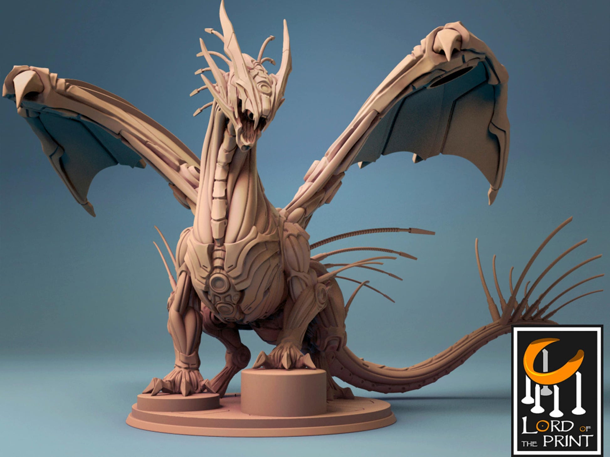 Dragon Construct - Lord of the Print Miniature | Dungeons & Dragons | Pathfinder | Tabletop