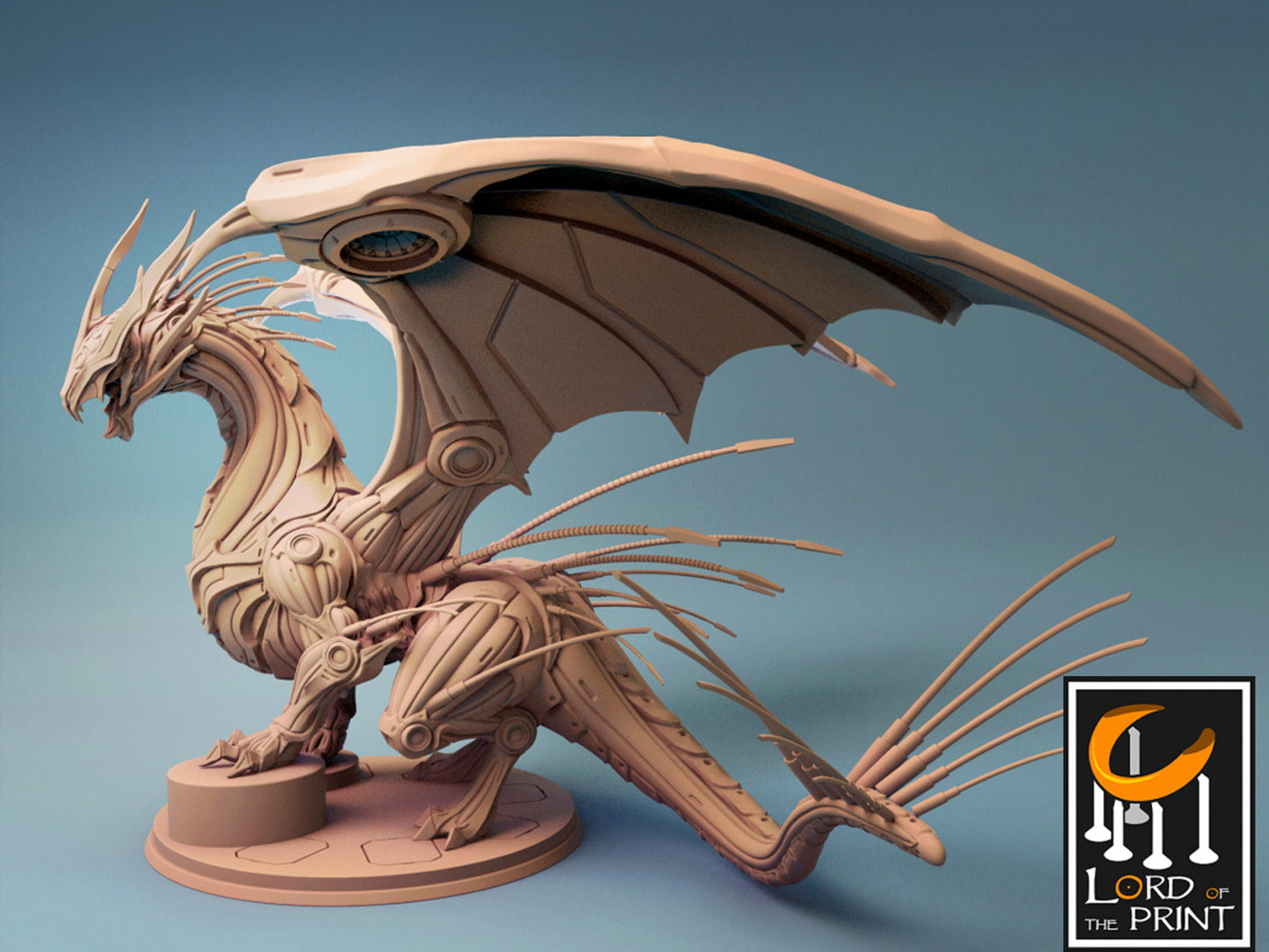 Dragon Construct - Lord of the Print Miniature | Dungeons & Dragons | Pathfinder | Tabletop