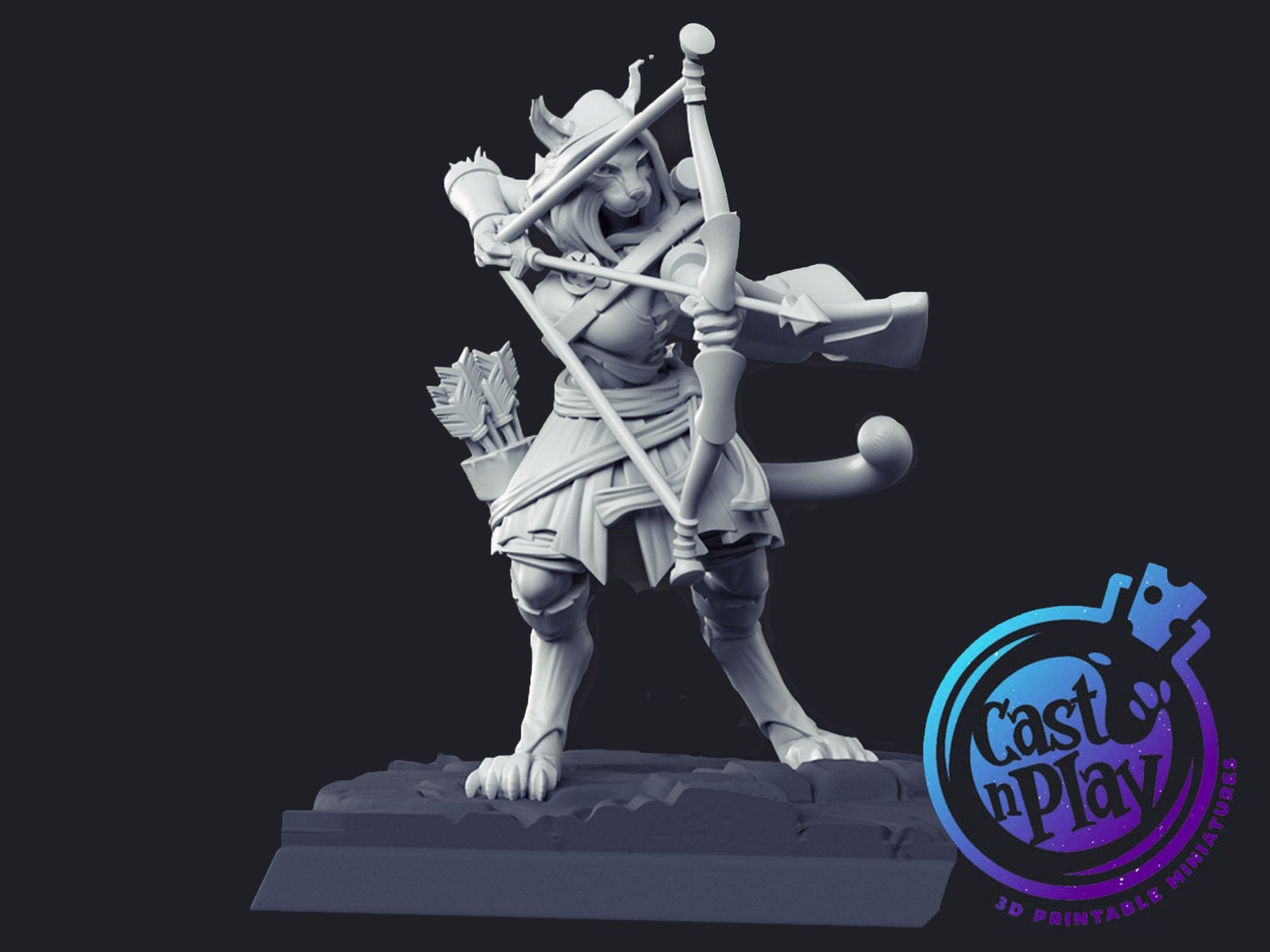 Humble Storm - Cast n Play Printed Miniature | Dungeons & Dragons | Pathfinder | Tabletop