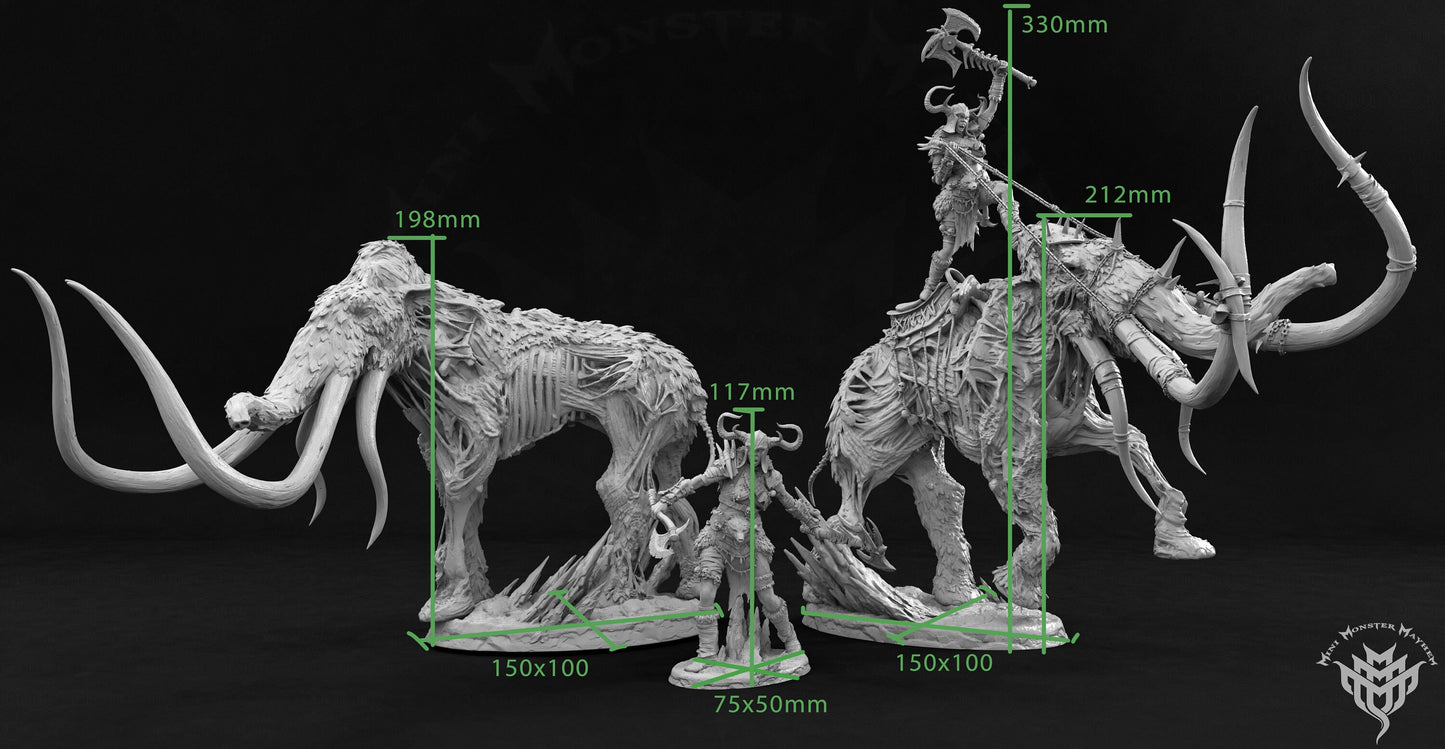 Frost Giant - Mini Monster Mayhem Printed Miniature | Dungeons & Dragons | Pathfinder | Tabletop