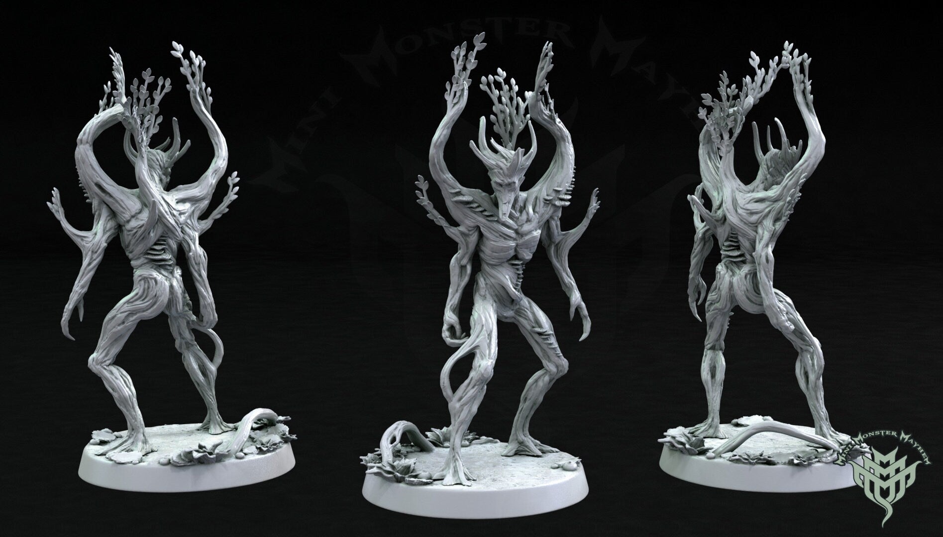 Twig Blight Bundle - 5 Mini Monster Mayhem Printed Miniatures | Dungeons & Dragons | Pathfinder | Tabletop