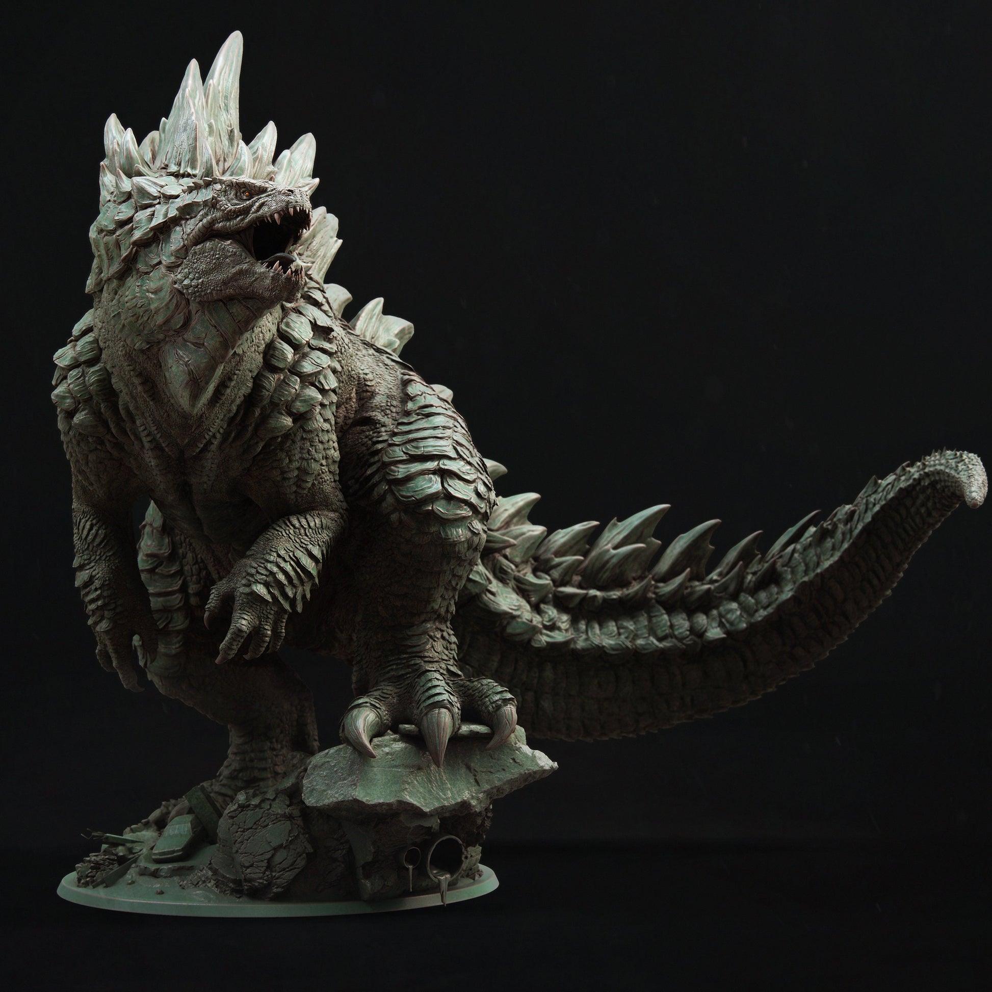 Gojira | Godzilla | Kaiju Monster - Lord of the Print Miniature | Dungeons & Dragons | Pathfinder | Tabletop