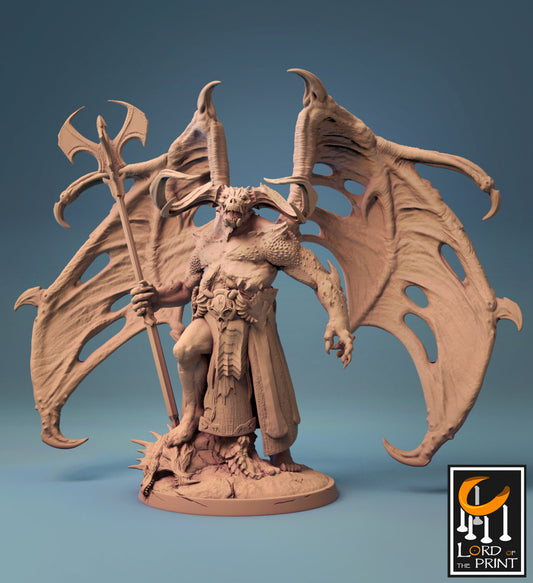 Demon King - Lord of the Print Miniature | Dungeons & Dragons | Pathfinder | Tabletop