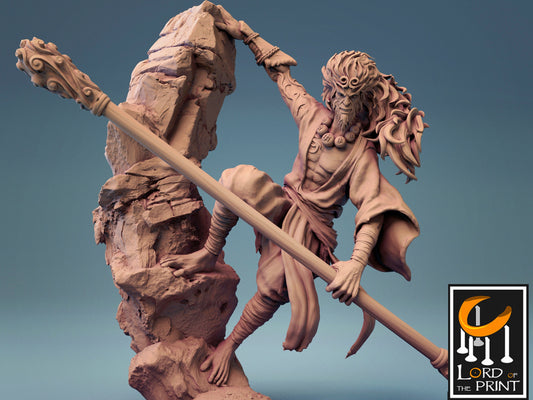 Wukong Climer - Lord of the Print Miniature | Dungeons & Dragons | Pathfinder | Tabletop