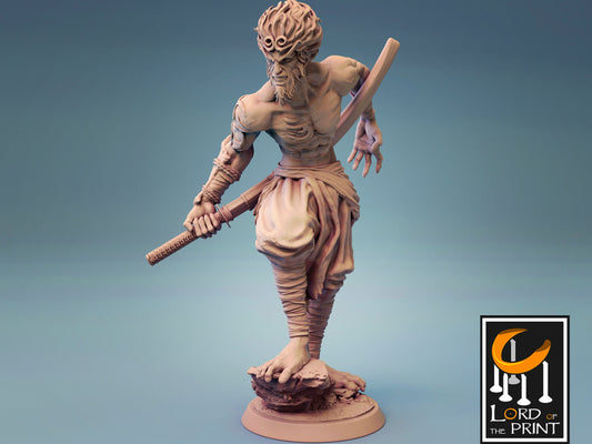 Wukong Fighter - Lord of the Print Miniature | Dungeons & Dragons | Pathfinder | Tabletop