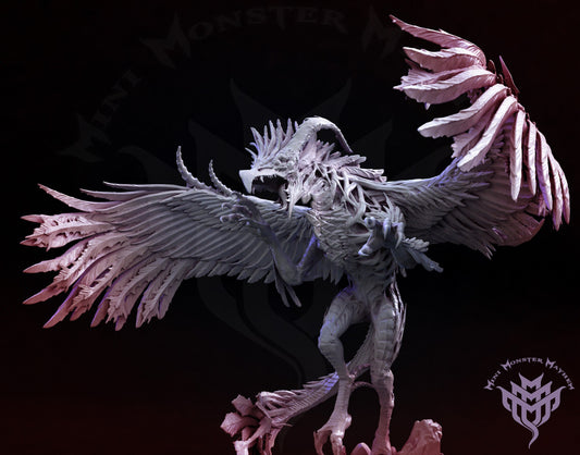 Corrupt Phoenix - Mini Monster Mayhem Printed Miniature | Dungeons & Dragons | Pathfinder | Tabletop