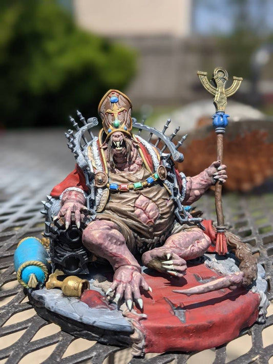 Rat Bishop Painted Model - Archvillain Games Printed Miniature | Dungeons & Dragons | Pathfinder | Tabletop