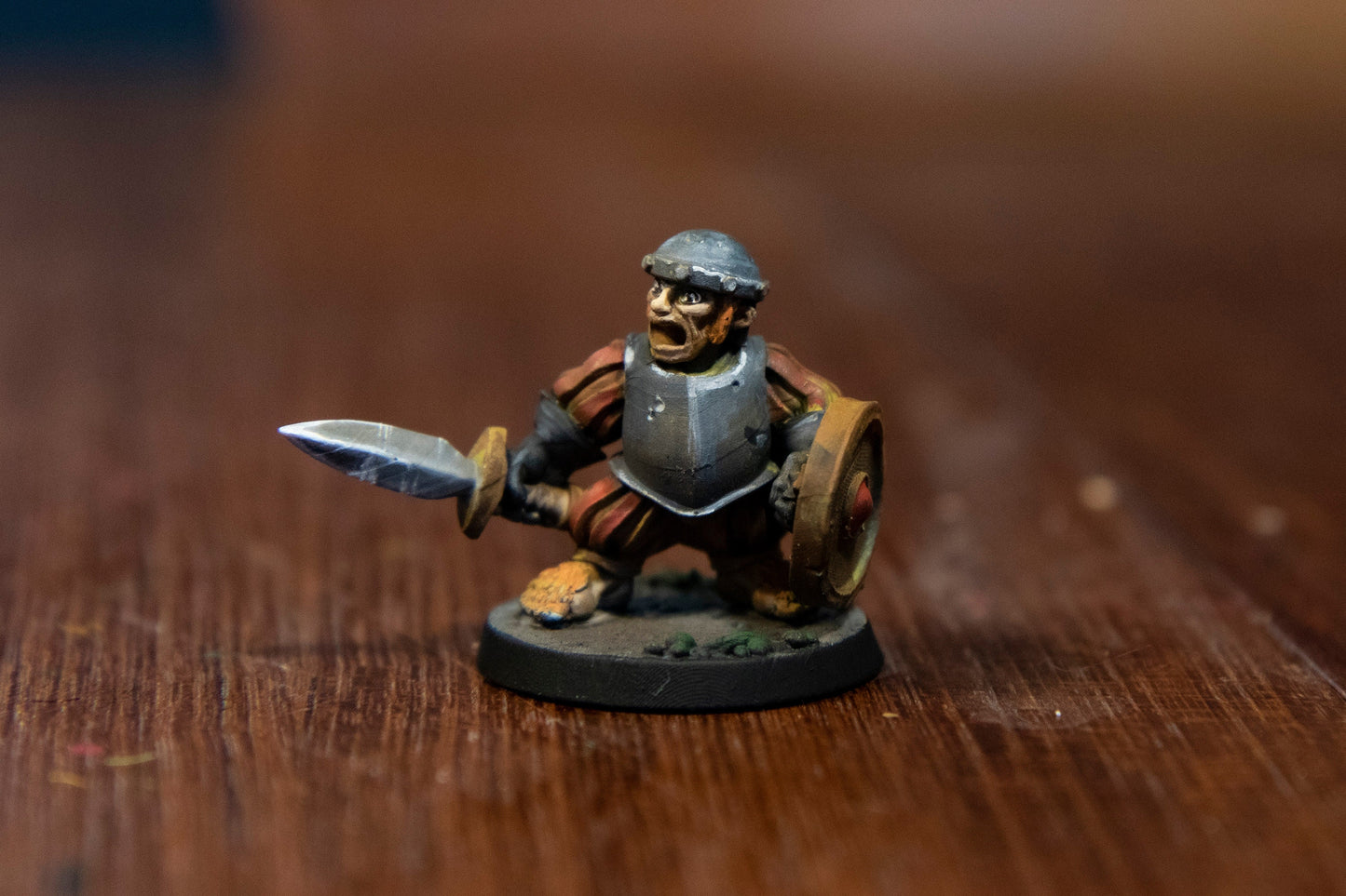 Halfling with Axe - Duncan Shadow Printed Miniature | Dungeons & Dragons | Pathfinder | Tabletop