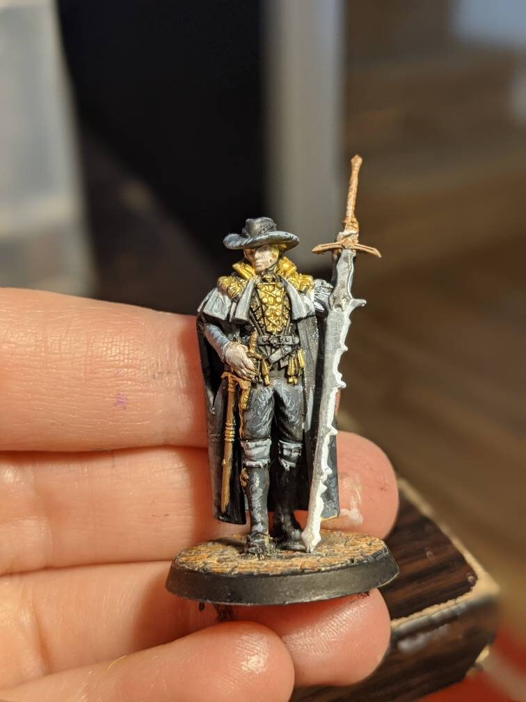 Alcuin the Witch Hunter - Archvillain Games Printed Miniature | Dungeons & Dragons | Pathfinder | Tabletop
