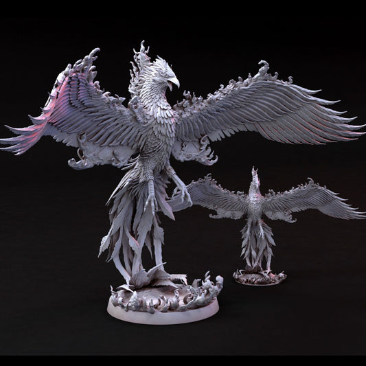 Phoenix - Mini Monster Mayhem Printed Miniature | Dungeons & Dragons | Pathfinder | Tabletop