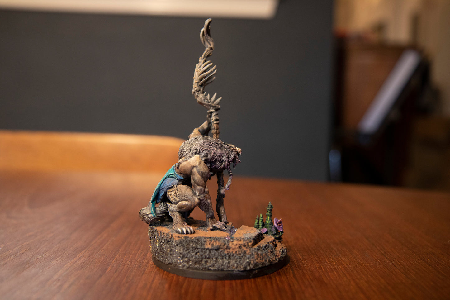 Werewolf Shaman - Archvillain Games Printed Miniature | Dungeons & Dragons | Pathfinder | Tabletop