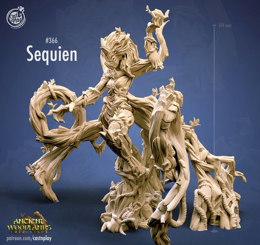Sequien, Female Blight - Cast n Play Printed Miniature | Dungeons & Dragons | Pathfinder | Tabletop