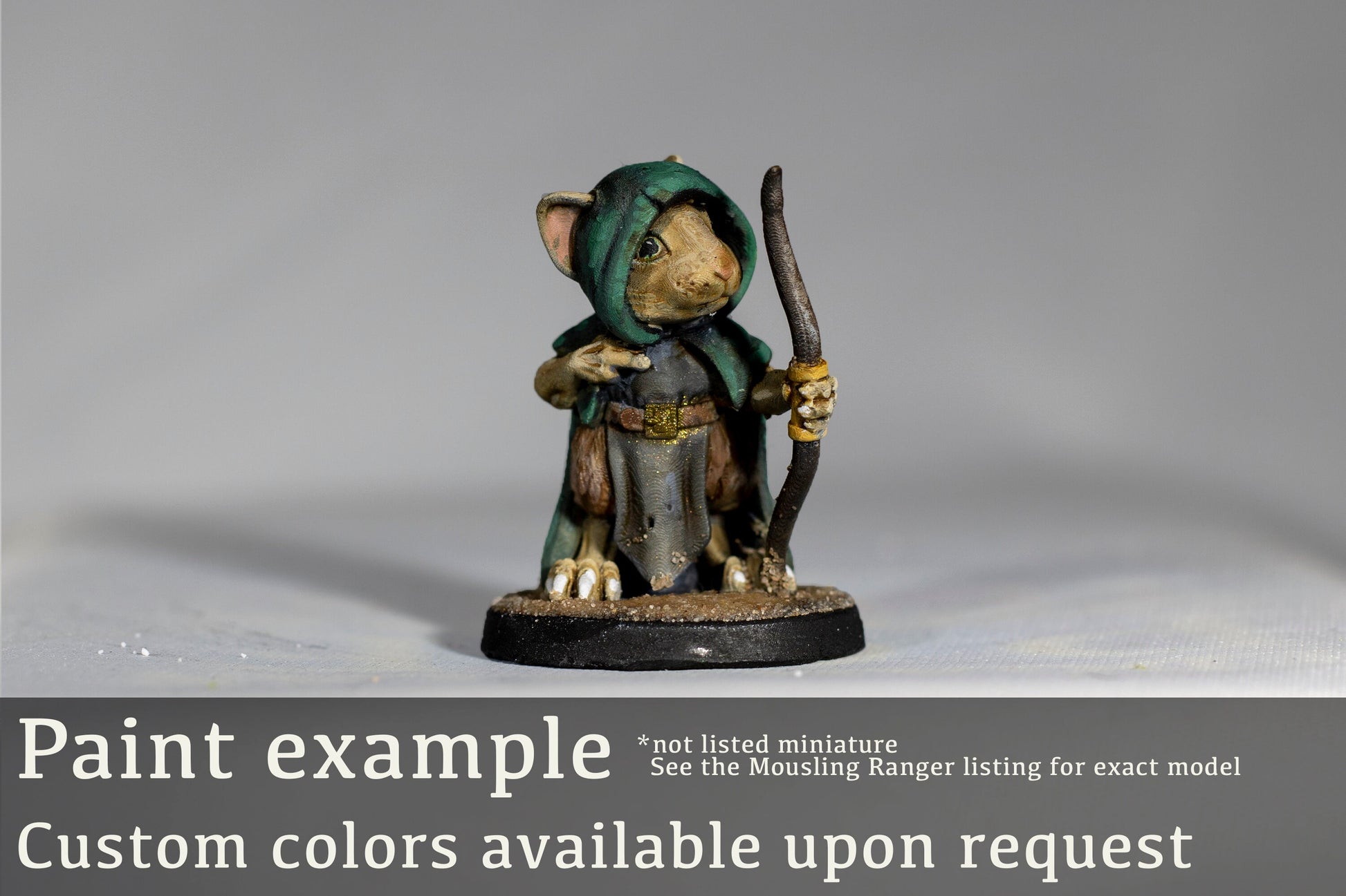 Qimmi Stedfast, Potion Seller - Cast n Play Printed Miniature | Dungeons & Dragons | Pathfinder | Tabletop