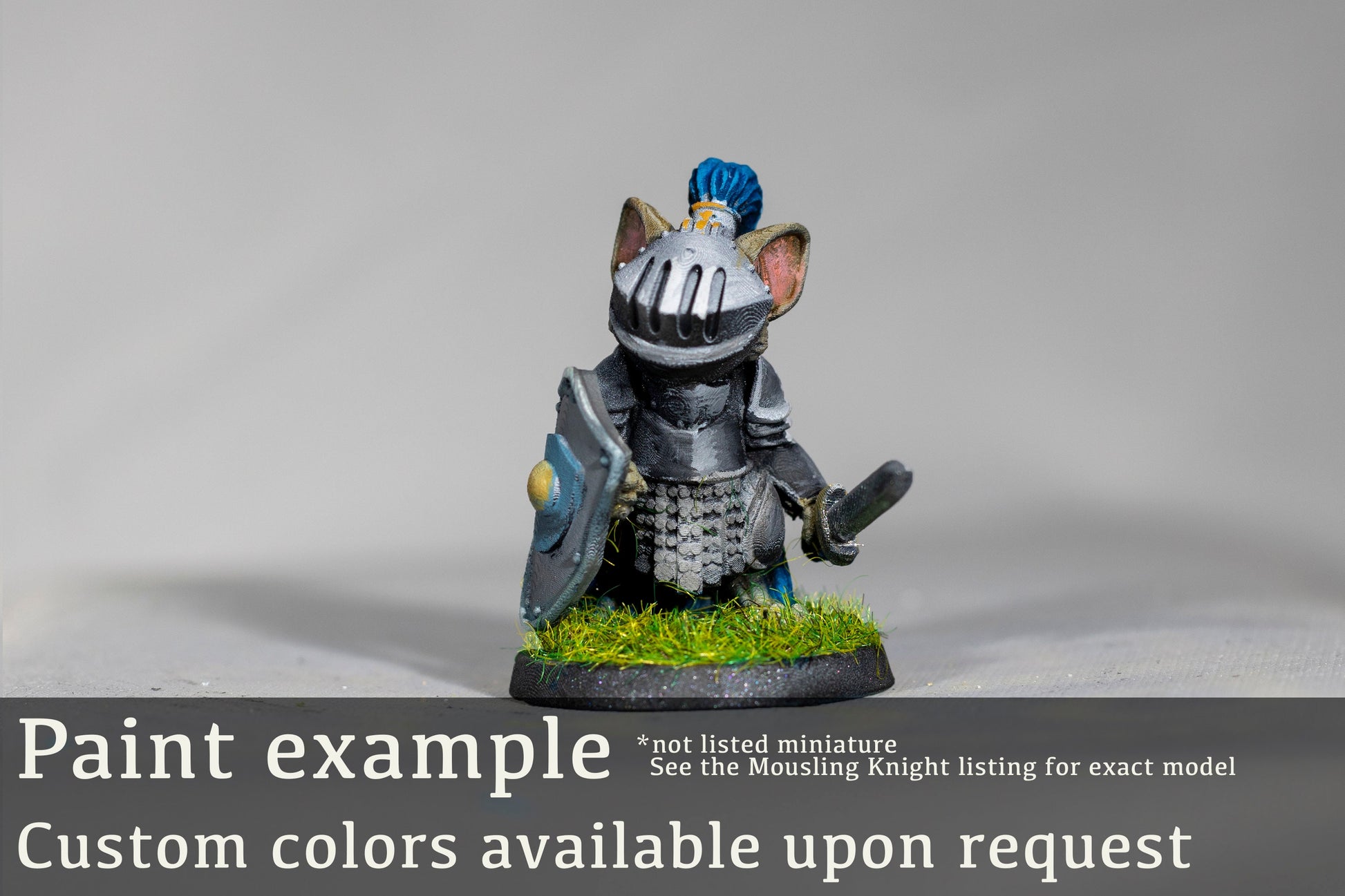 Badger Monk Painted Model - Dice Heads Printed Miniatures | Dungeons & Dragons | Pathfinder | Tabletop