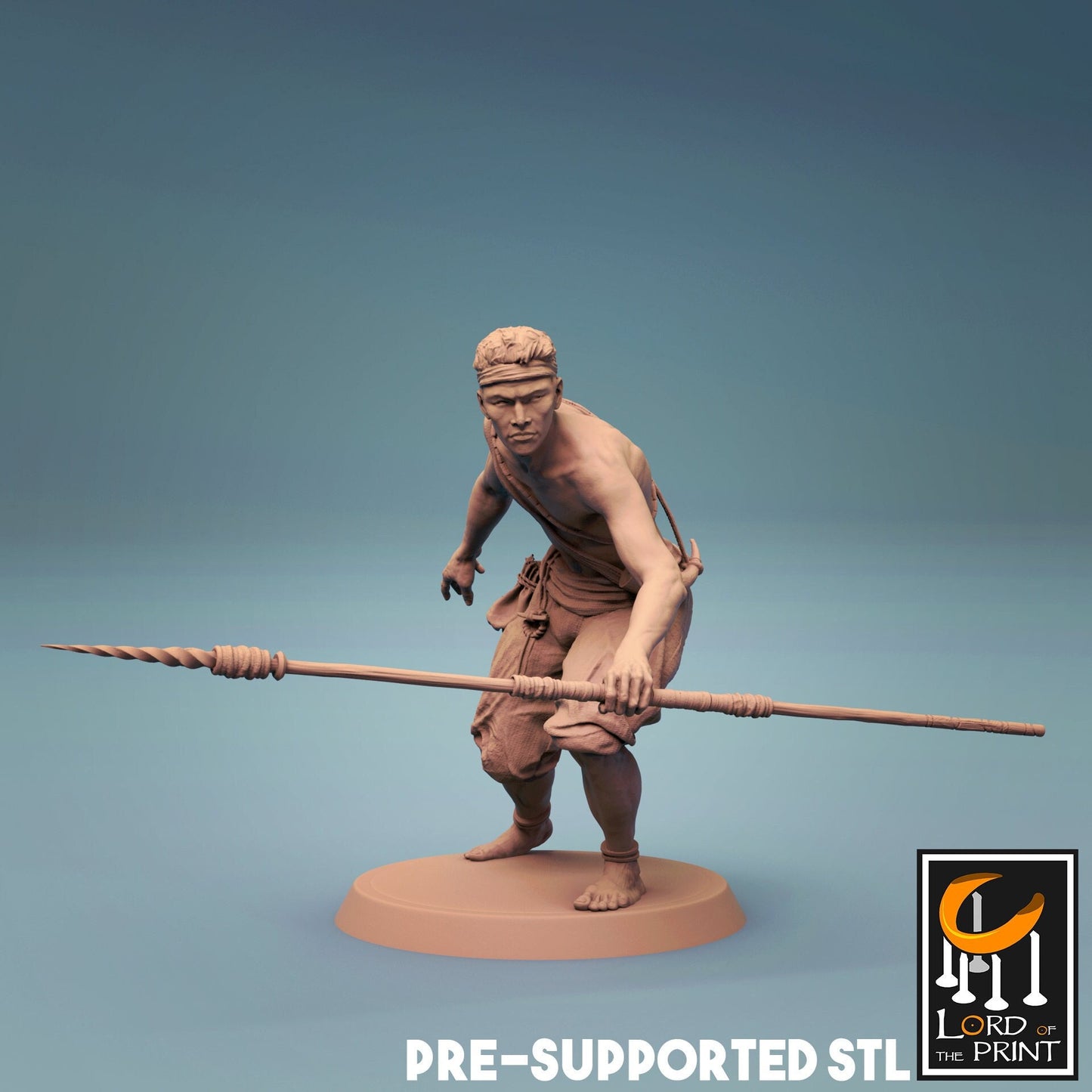 Igorot Hunter - Lord of the Print Miniature | Dungeons & Dragons | Pathfinder | Tabletop