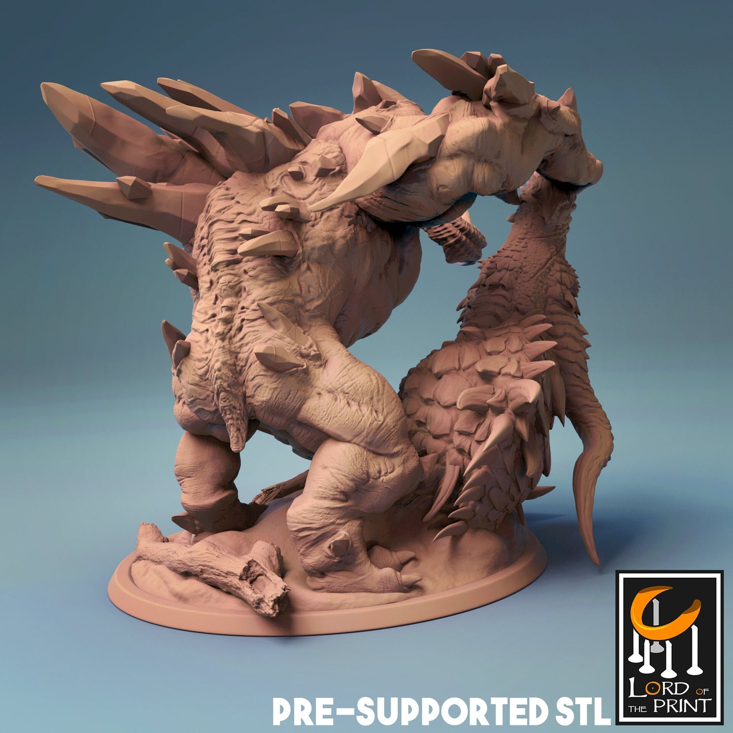 Frost Behemoth - Lord of the Print Miniature | Dungeons & Dragons | Pathfinder | Tabletop