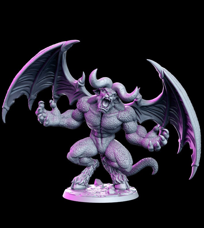 Notusoth Demon - RN Estudio Printed Miniature | Dungeons & Dragons | Pathfinder | Tabletop