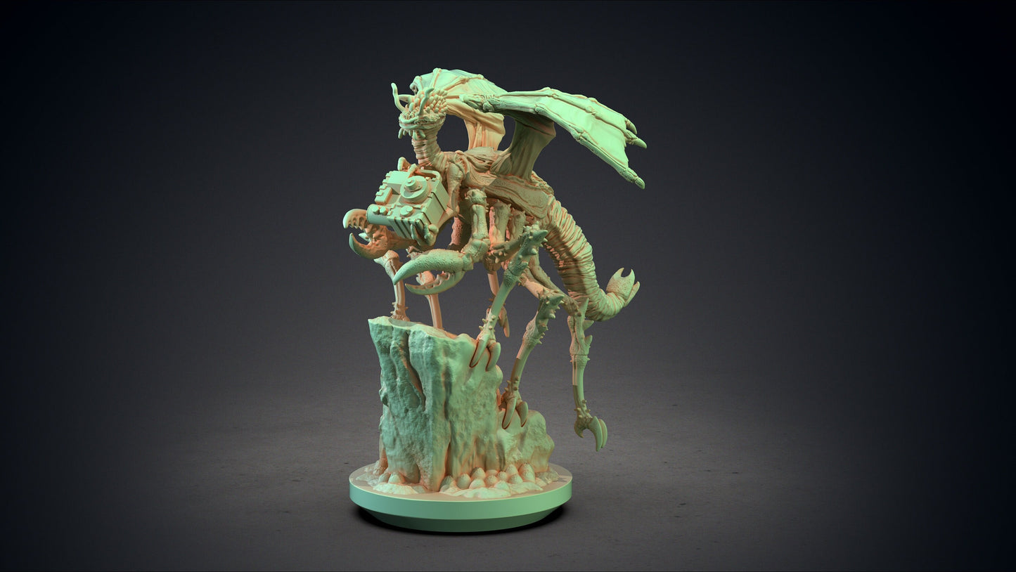 Mi-go Insectoid Bundle - 4 Clay Cyanide Printed Miniatures | Dungeons & Dragons | Pathfinder | Tabletop