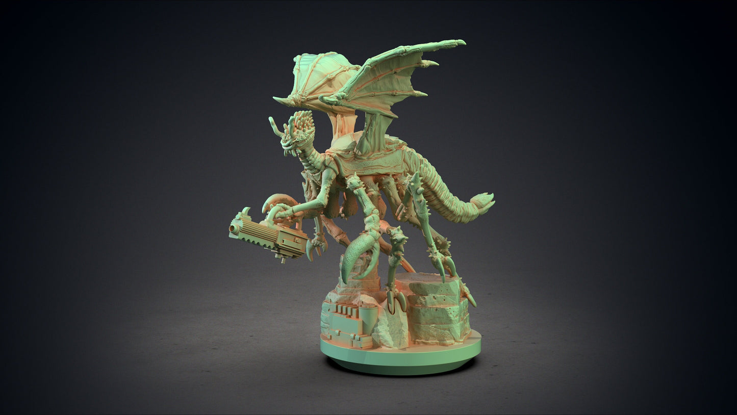 Mi-go Insectoid Bundle - 4 Clay Cyanide Printed Miniatures | Dungeons & Dragons | Pathfinder | Tabletop