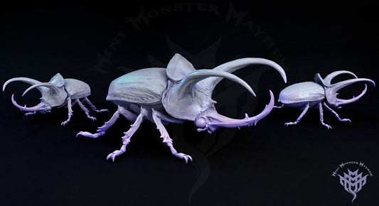 Giant Beetle - Mini Monster Mayhem Printed Miniature | Dungeons & Dragons | Pathfinder | Tabletop