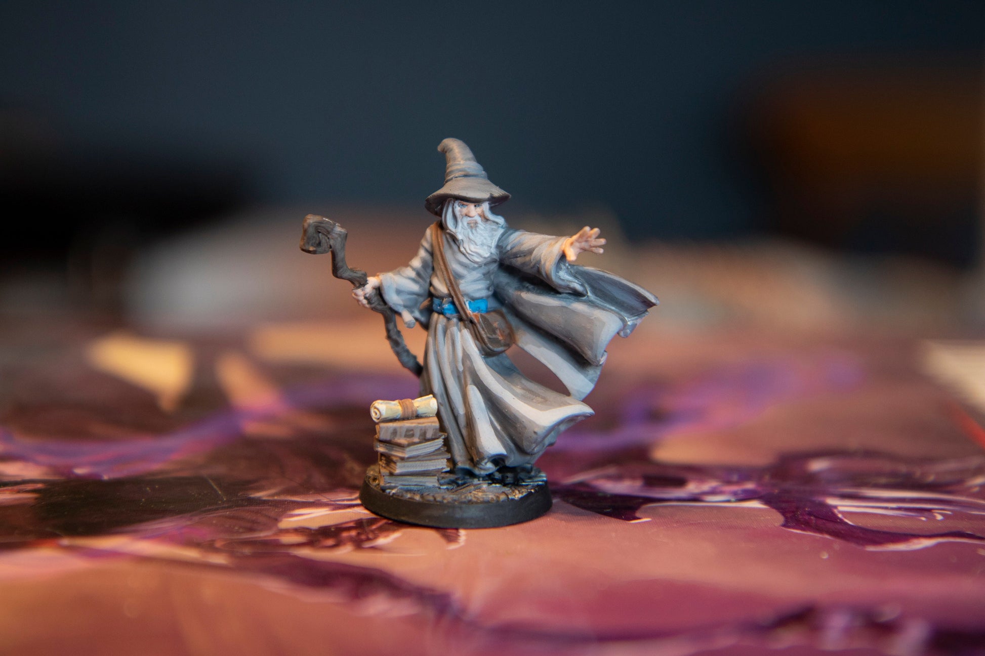 Amlund, The White Wizard - RN Estudio Printed Miniature | Dungeons & Dragons | Pathfinder | Tabletop