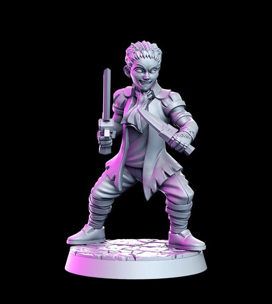 Droso, Halfling Thief - RN Estudio Printed Miniature | Dungeons & Dragons | Pathfinder | Tabletop