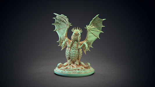 The Elder Thing - Clay Cyanide Printed Miniature | Dungeons & Dragons | Pathfinder | Tabletop