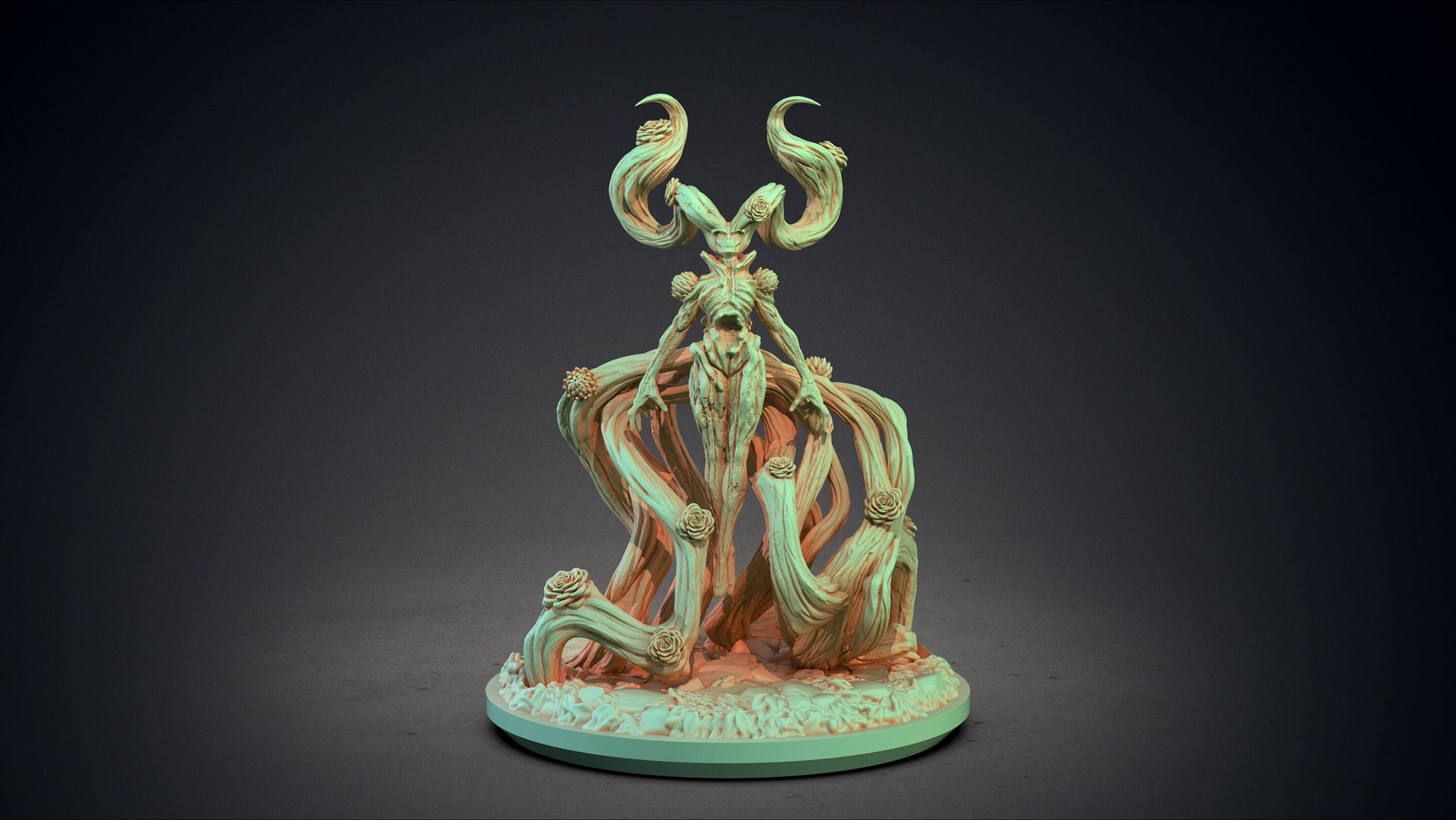 Lythalia, Eldritch Mystress - Clay Cyanide Printed Miniature | Dungeons & Dragons | Pathfinder | Tabletop