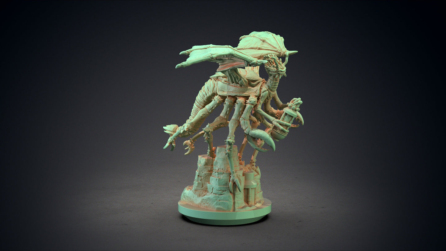 Mi-go Insectoid Bundle - 4 Clay Cyanide Printed Miniatures | Dungeons & Dragons | Pathfinder | Tabletop