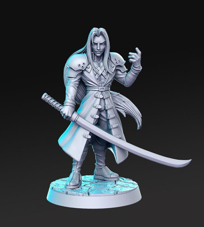 Sephirael, JRPG Villain - RN Estudio Printed Miniature | Dungeons & Dragons | Pathfinder | Tabletop