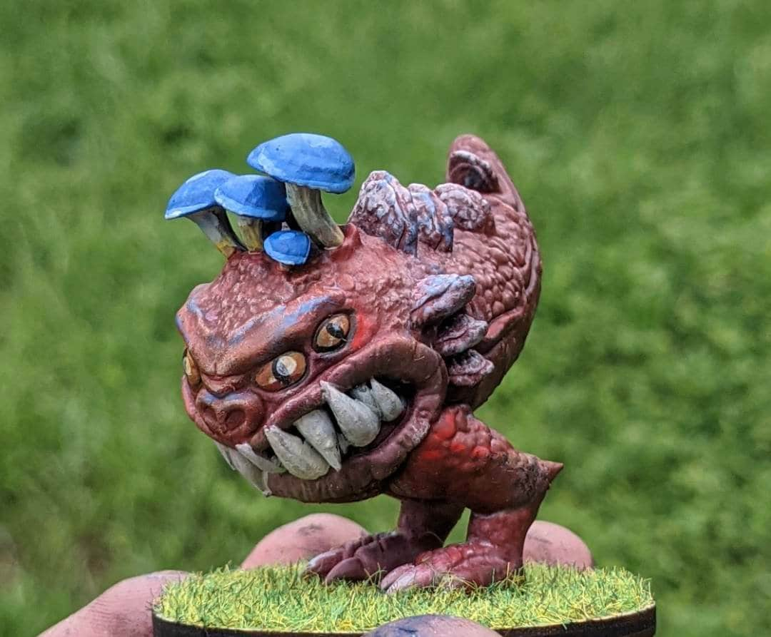 Squigs Painted Models - 2 Dice Heads Printed Miniatures | Dungeons & Dragons | Pathfinder | Tabletop